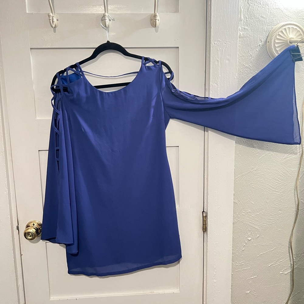 Umgee Blue High Low Dress